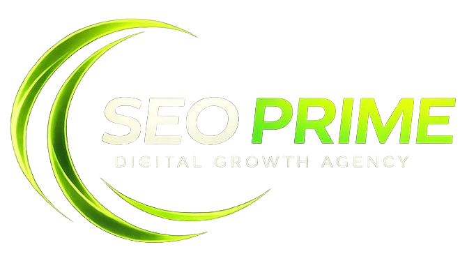 SEO Prime Digital Growth Agency logo representing professional SEO, web development, and digital marketing services.